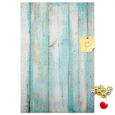 Wall cork memo board Aged retro wood