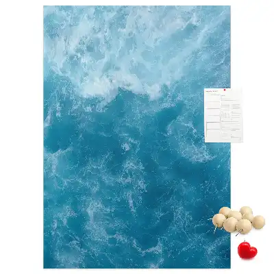 Cork Note Board The sea depths of the ocean