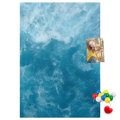 Cork Note Board The sea depths of the ocean
