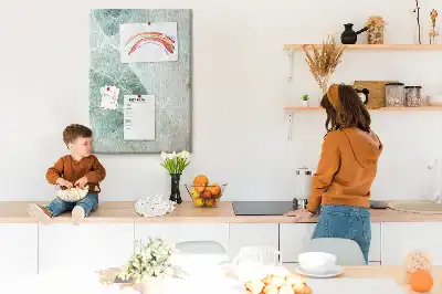 Marble Block Cork Memo Board