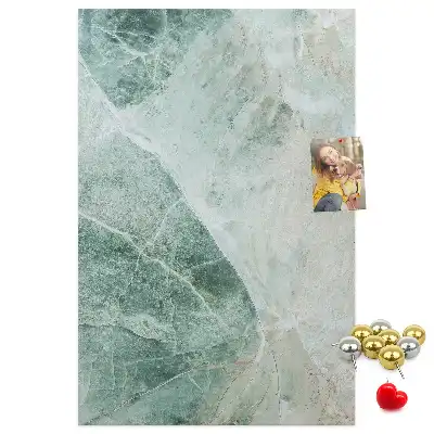 Wall cork memo board Marble block