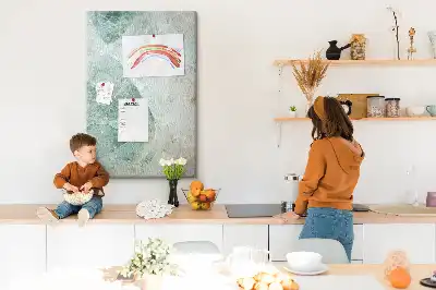 Marble Block Cork Memo Board