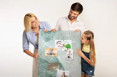 Marble Block Cork Memo Board
