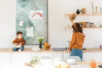 Marble Block Cork Memo Board