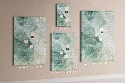 Marble Block Cork Memo Board