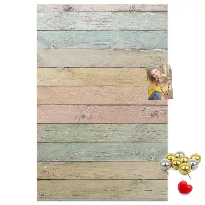 Cork pin board Boards in pastel colors