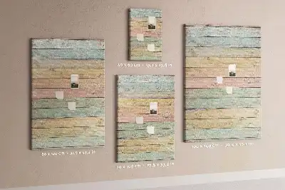 Cork pin board Boards in pastel colors