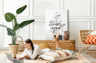 Step into the Unknown cork wall memo board