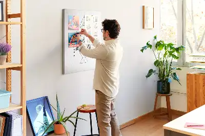 Step into the Unknown cork wall memo board