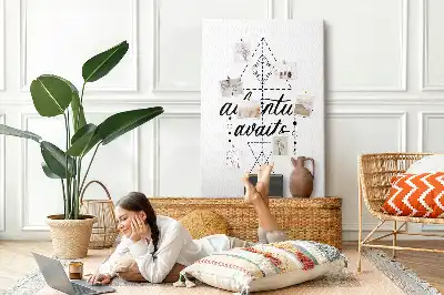 Step into the Unknown cork wall memo board