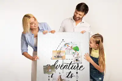 Step into the Unknown cork wall memo board