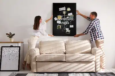Cork Note Board Discover the world