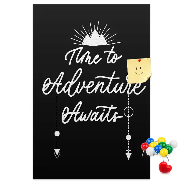Adventure Awaits Cork Pin Board