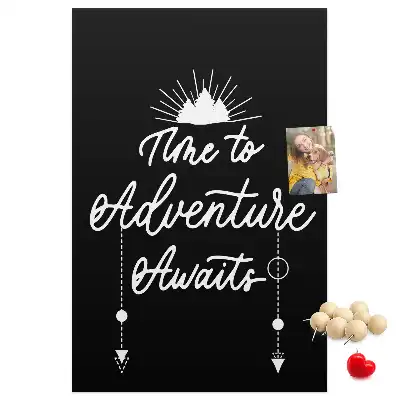 Adventure Awaits Cork Pin Board