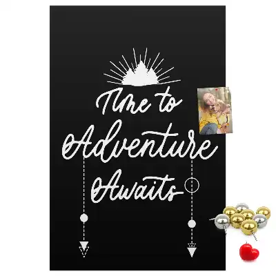 Adventure Awaits Cork Pin Board