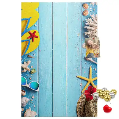 Natural cork memo board