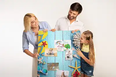 Natural cork memo board