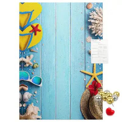 Natural cork memo board