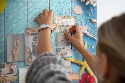 Natural cork memo board
