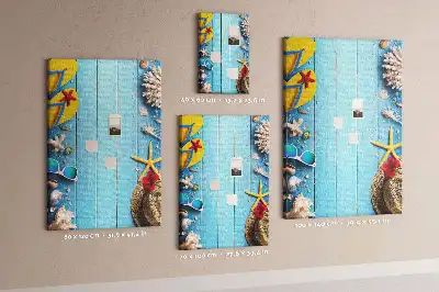 Natural cork memo board