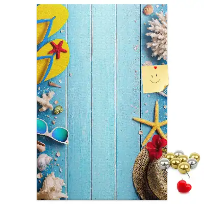 Natural cork memo board