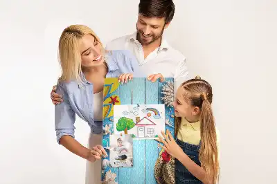Natural cork memo board