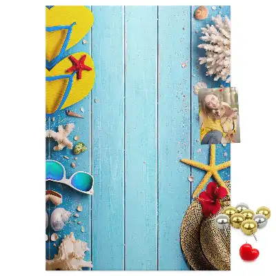 Natural cork memo board