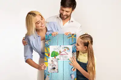 Cork pin board Summer vacation time