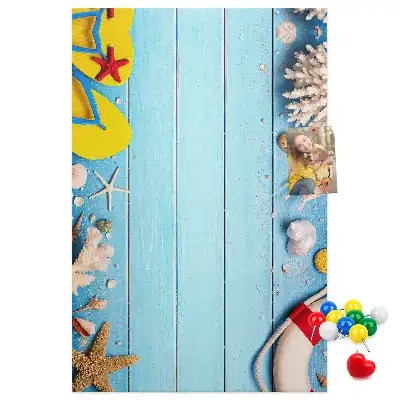 Beach Themed Cork Note Board