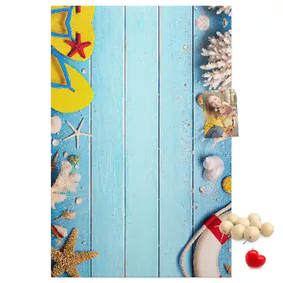 Beach Themed Cork Note Board