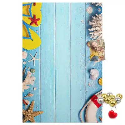 Beach Themed Cork Note Board