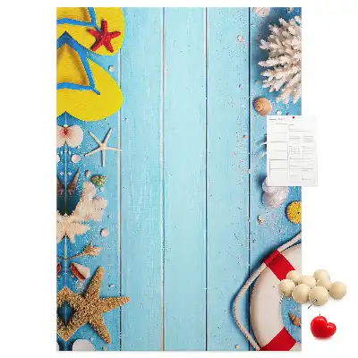 Beach Themed Cork Note Board