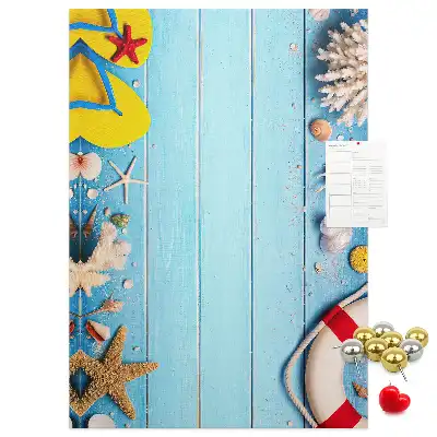 Beach Themed Cork Note Board