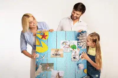 Beach Themed Cork Note Board