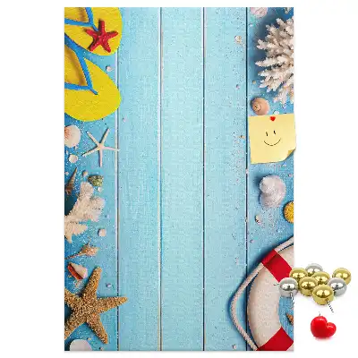 Beach Themed Cork Note Board