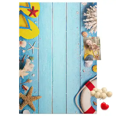 Beach Themed Cork Note Board