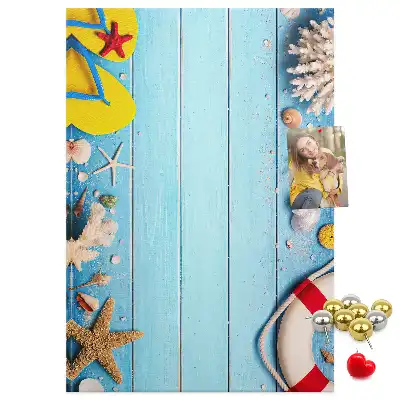 Beach Themed Cork Note Board