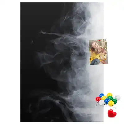 A Wisp of Smoke Cork Note Board