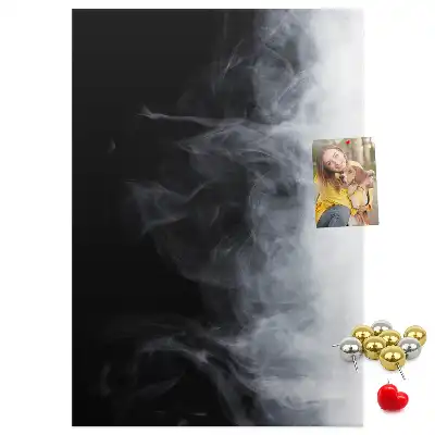 A Wisp of Smoke Cork Note Board