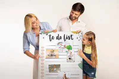 Cork Note Board Task and Responsibilities Planner