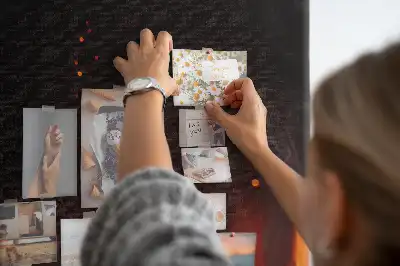 Wall cork memo board Grill flames