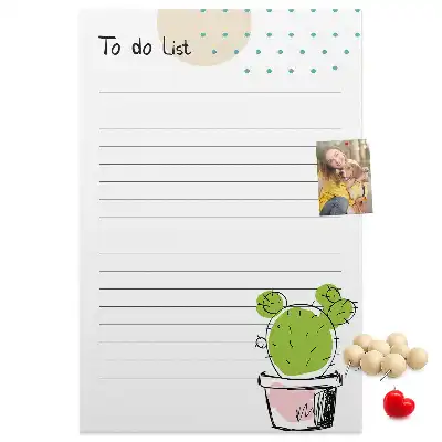 Cork pin board To-do list