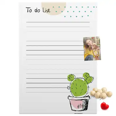 Cork pin board To-do list
