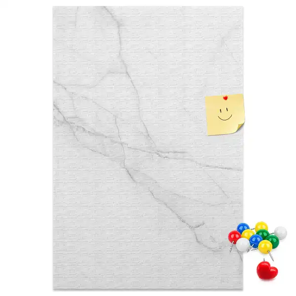 Marble Stone Cork Memo Board