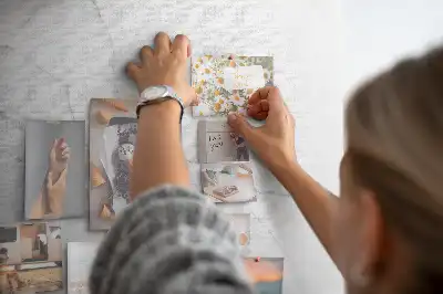 Marble Stone Cork Memo Board