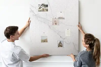 Marble Stone Cork Memo Board