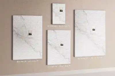 Marble Stone Cork Memo Board