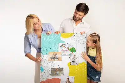 Cork pin board Doodle abstraction