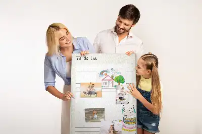 Wall cork memo board A list of dreams to fulfill