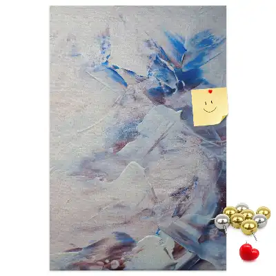 Cork pin board Painted abstraction
